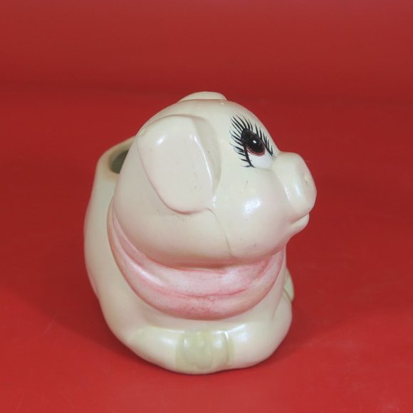 Magic Creations 1996 Vintage Pig Piggy Potpourri Planter Holder - Picture 6 of 10